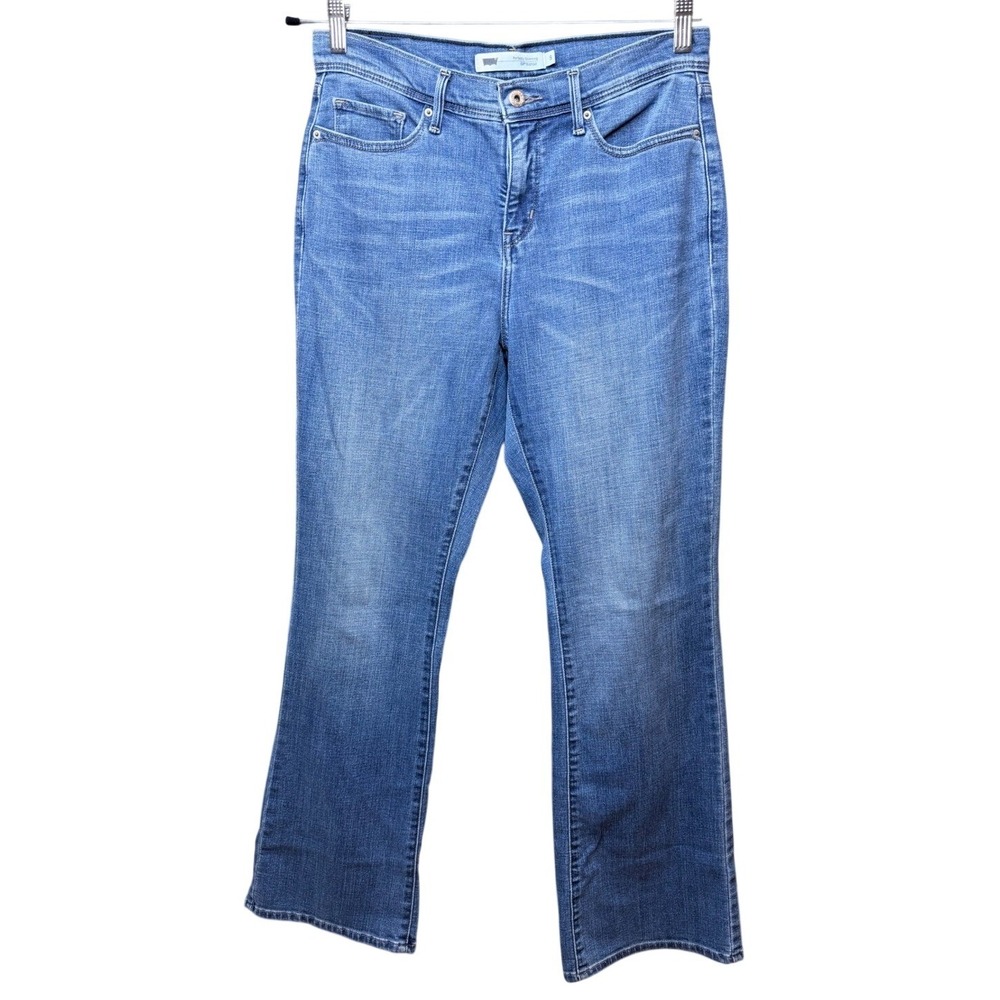 Levis 512 Bootcut Jeans Womens 8 Medium Wash Perfectly Slimming Blue Denim - Picture 1 of 16